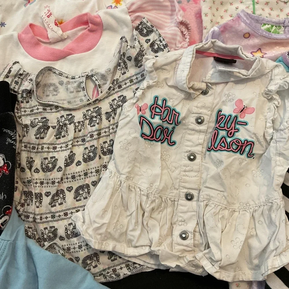 Mixed Brands Outfit Lot Girls 2T Pants Shorts Dresses 20pc Disney Minnie Frozen